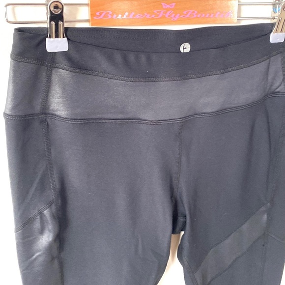 90 Degree by Reflex High Performance Mesh Insert Leggings w/Hidden Pocket, NWT,L - Picture 2 of 7